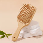Natural Bamboo Air Cushion Paddle Brush – hair accessories (view 2)