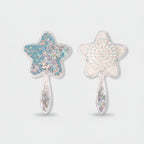 Glitter Star Hand Mirror With Sequin Handle