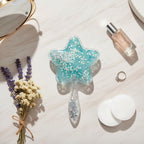 Glitter Star Hand Mirror With Sequin Handle – Korean beauty tool (view 2)