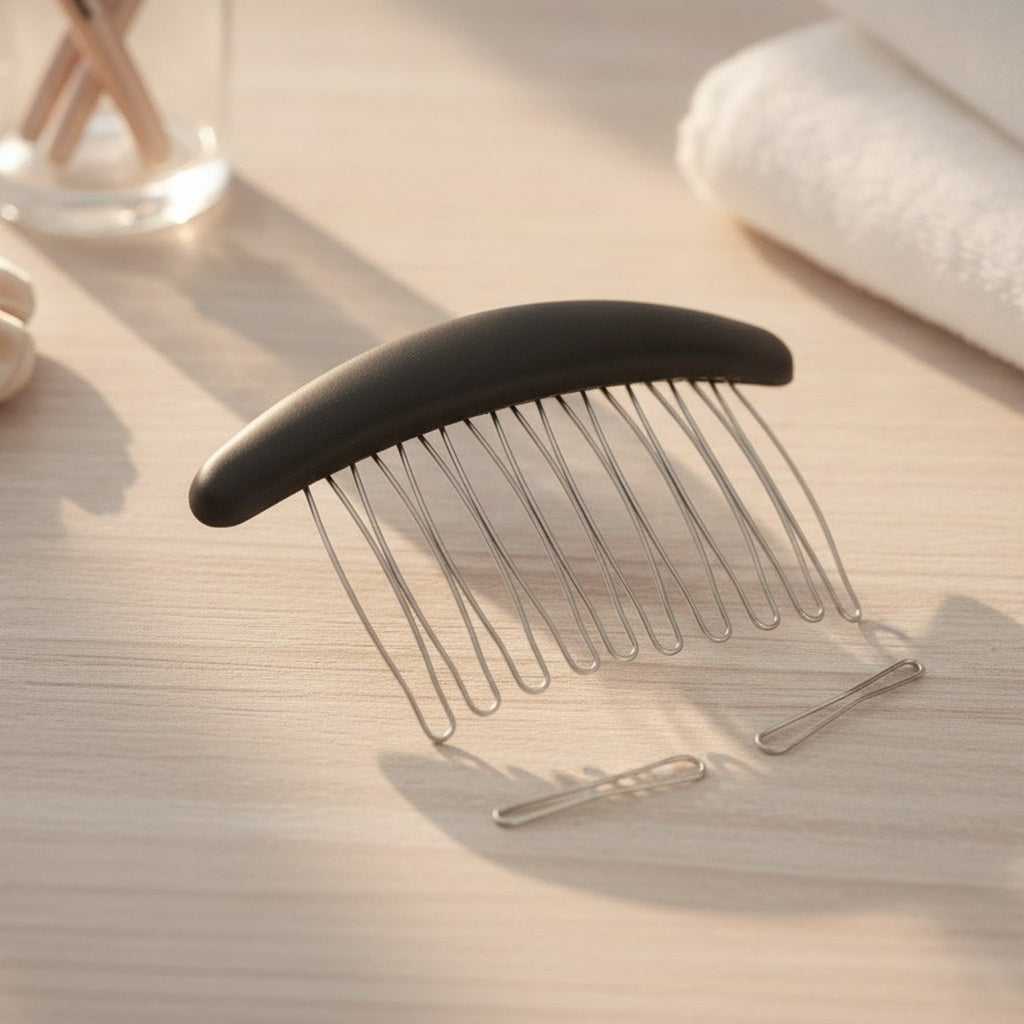 Elegant Metal Hair Side Comb – hair accessories (view 3)