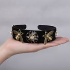 Embellished Bee and Floral Headband – hair accessories (view 3)