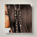 Elegant Pearl Hair Braid Chains – hair accessories (view 1)