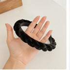 Elegant Braided Velvet Hair Headband Accessory – hair accessories (view 4)