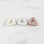 Triangle Hair Clips Set Pastel Cute Kitty – hair accessories (view 2)