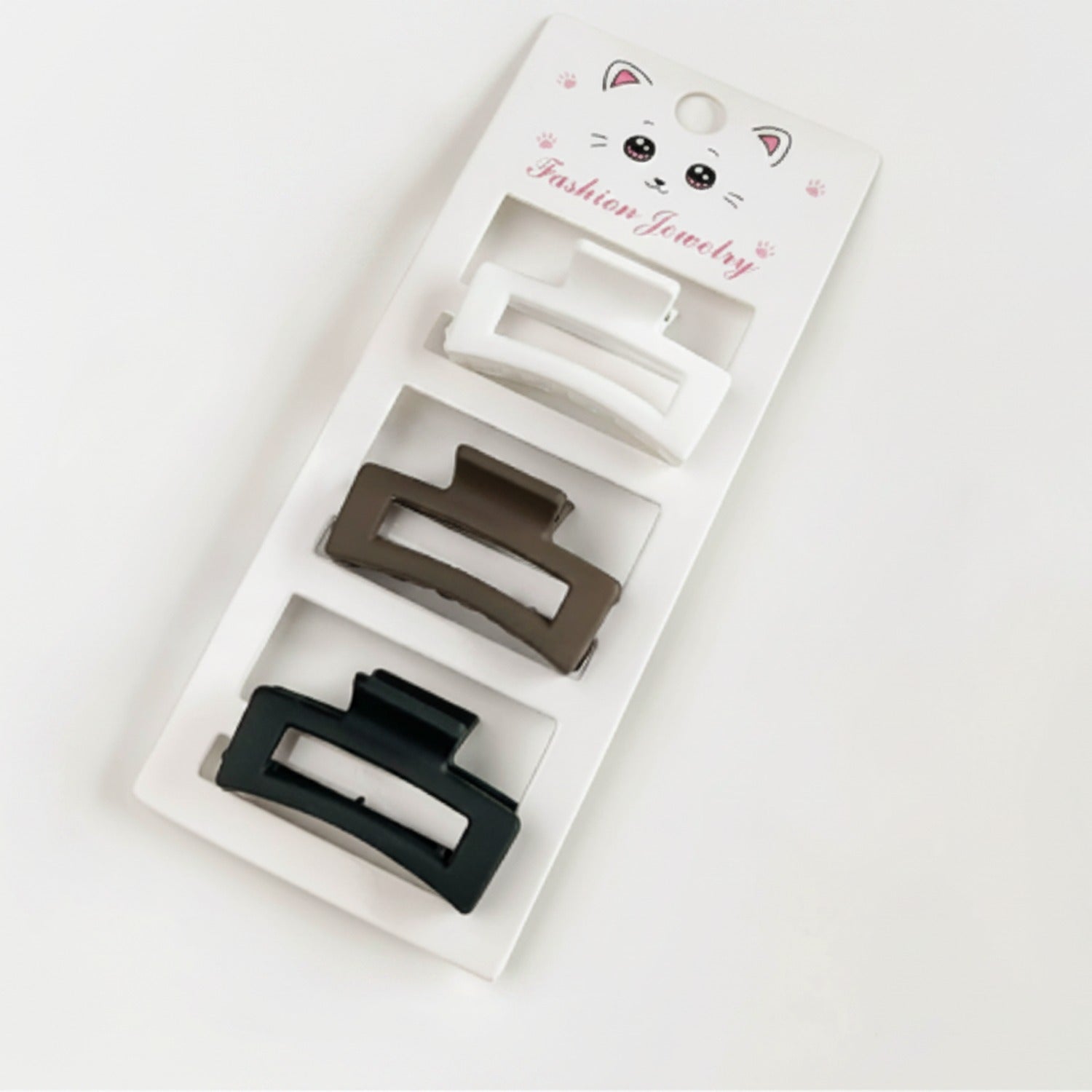 Claw Hair Clips Multicolor Set Four Pack