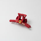 Red Velvet Hair Claw With Tomato Charm – hair accessories (view 1)