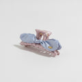 Quilted Hair Claw With Satin Bow – hair accessories (view 1)