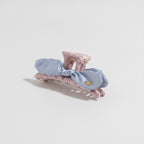 Quilted Hair Claw With Satin Bow – hair accessories (view 1)
