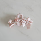 Blush Silk Bow Hair Claw Clip – hair accessories (view 2)