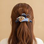 Puppy Rope Hair Claw Clip Blue – hair accessories (view 2)