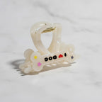 Clear Butterfly Hair Claw With Colorful Stars – hair accessories (view 3)