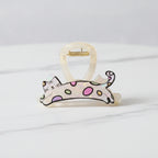 Colorful Spotted Cat Hair Claw Clip – hair accessories (view 2)