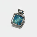 Blue Rhinestone Rectangle Hair Claw Clip – hair accessories (view 1)