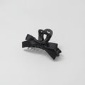 Black Ribbon Bow Hair Claw Clip – hair accessories (view 1)