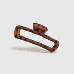 Tortoiseshell Rectangular Hair Claw Clip - Tortoiseshell Rectangle Claw Clip