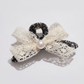 Lace Hair Claw With Pearl Center – hair accessories (view 1)