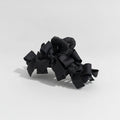 Satin Bow Hair Claw Clip - Black