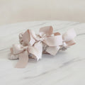 Satin Bow Hair Claw Clip - Pink – hair accessories (view 1)