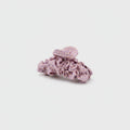 Ruched Hair Claw Clip - Pink Purple Plaid Claw Clip