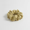 Ruched Hair Claw Clip - Yellow Plaid Claw Clip
