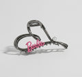 Pink Barbie Metal Hair Claw With Pearl – hair accessories (view 1)