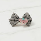 Black Striped Star Claw With Pink Party Puppy Charm – hair accessories (view 3)