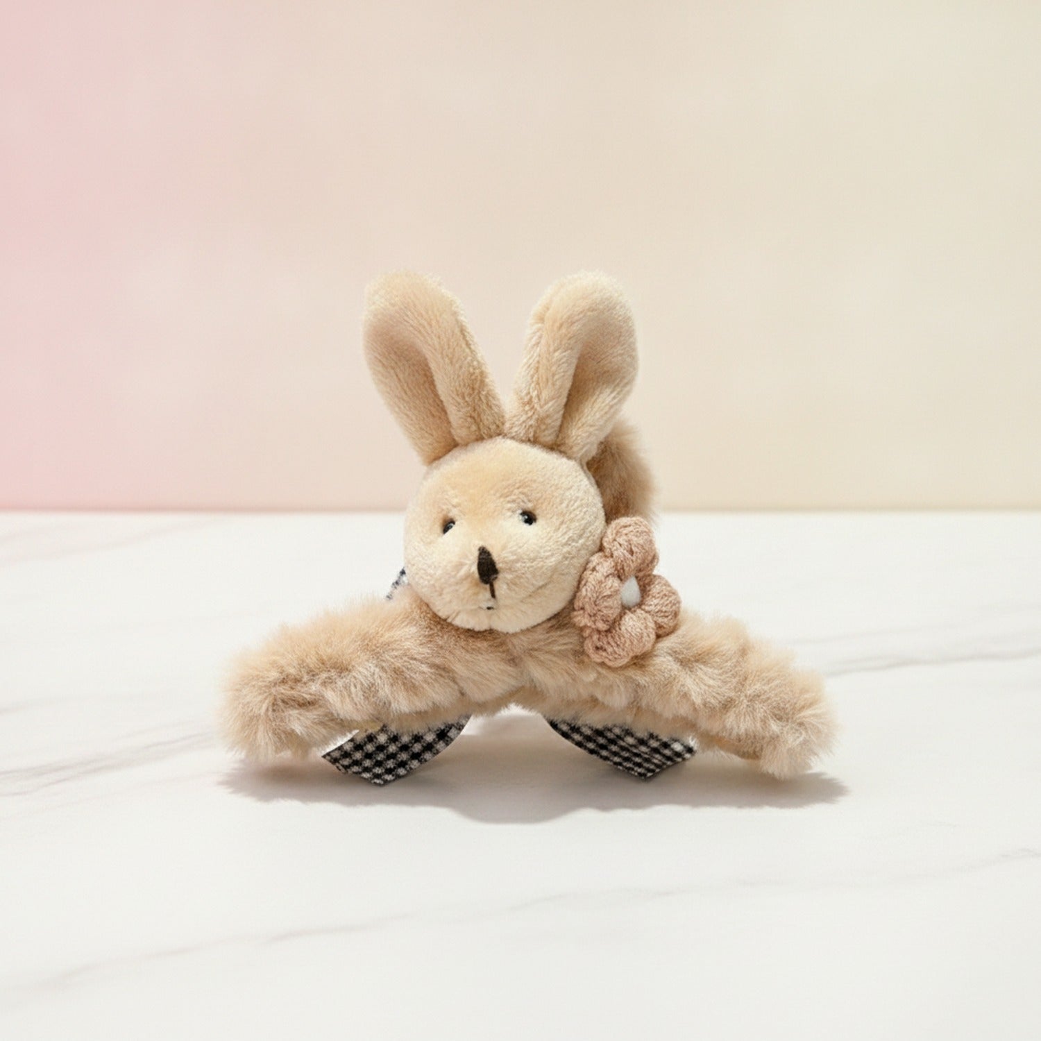 Cute Bunny Plush Hair Claw Clip