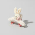 Fuzzy Bunny Hair Claw With Pink Bow – hair accessories (view 1)