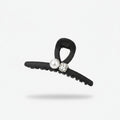 Black Pearl And Rhinestone Hair Claw Clip – hair accessories (view 1)