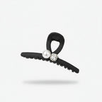 Black Pearl And Rhinestone Hair Claw Clip – hair accessories (view 1)