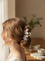 Pink Butterfly Hair Claw With Mirror Detail – hair accessories (view 2)