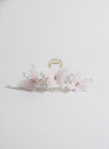 Pink Butterfly Hair Claw With Mirror Detail – hair accessories (view 1)