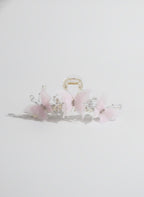 Pink Butterfly Hair Claw With Mirror Detail – hair accessories (view 1)