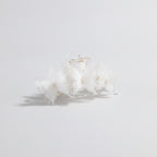 White Pearl Flower Hair Claw Clip – hair accessories (view 1)