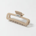 Minimalist Hair Claw Clip - Light Caramel Rectangle Claw Clip - Thick Hair
