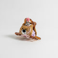 Bear Hair Claw With Pink Pom Charm – hair accessories (view 1)