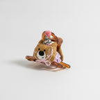 Bear Hair Claw With Pink Pom Charm – hair accessories (view 1)