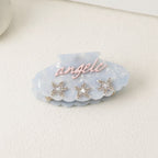 Celestial Star Rhinestone Cloud Hair Claw - Blue (11mm x 5.5cm, 53g)