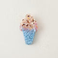 Ice Cream Cone Beaded Hair Claw Clip – hair accessories (view 1)