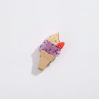 Ice Cream Cone Hair Claw Clip With Strawberry Top – hair accessories (view 1)