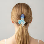 Jellyfish Blue Wavy Hair Claw Clip – hair accessories (view 3)