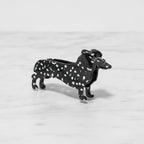 Black Spotted Dachshund Hair Claw Clip – hair accessories (view 3)