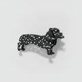 Black Spotted Dachshund Hair Claw Clip – hair accessories (view 1)