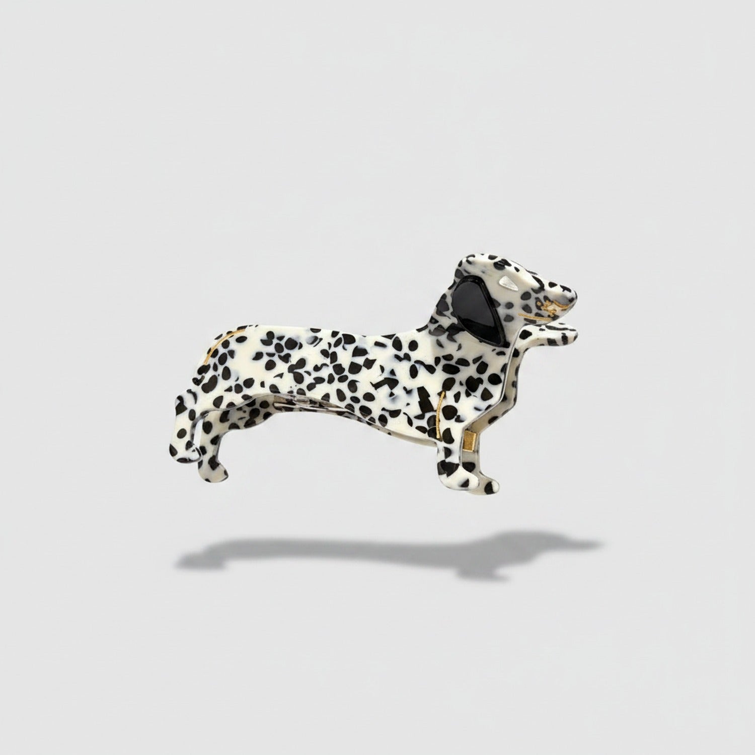 Dalmatian Spotted Hair Claw Clip