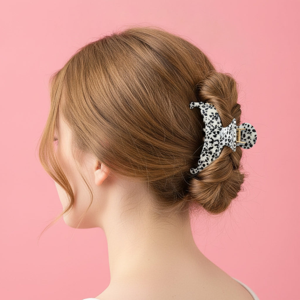 Dalmatian Spotted Hair Claw Clip – hair accessories (view 3)