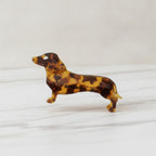 Amber Tortoiseshell Dachshund Hair Claw Clip – hair accessories (view 2)
