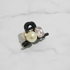 Hair Claw Clip Pearl Crystal - Pearl Champagne Crystal – hair accessories (view 2)