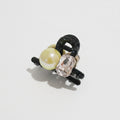 Hair Claw Clip Pearl Crystal - Pearl Champagne Crystal