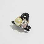 Hair Claw Clip Pearl Crystal - Pearl Champagne Crystal