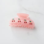 Crystal Cherry Blossom Pink Hair Claw – hair accessories (view 2)